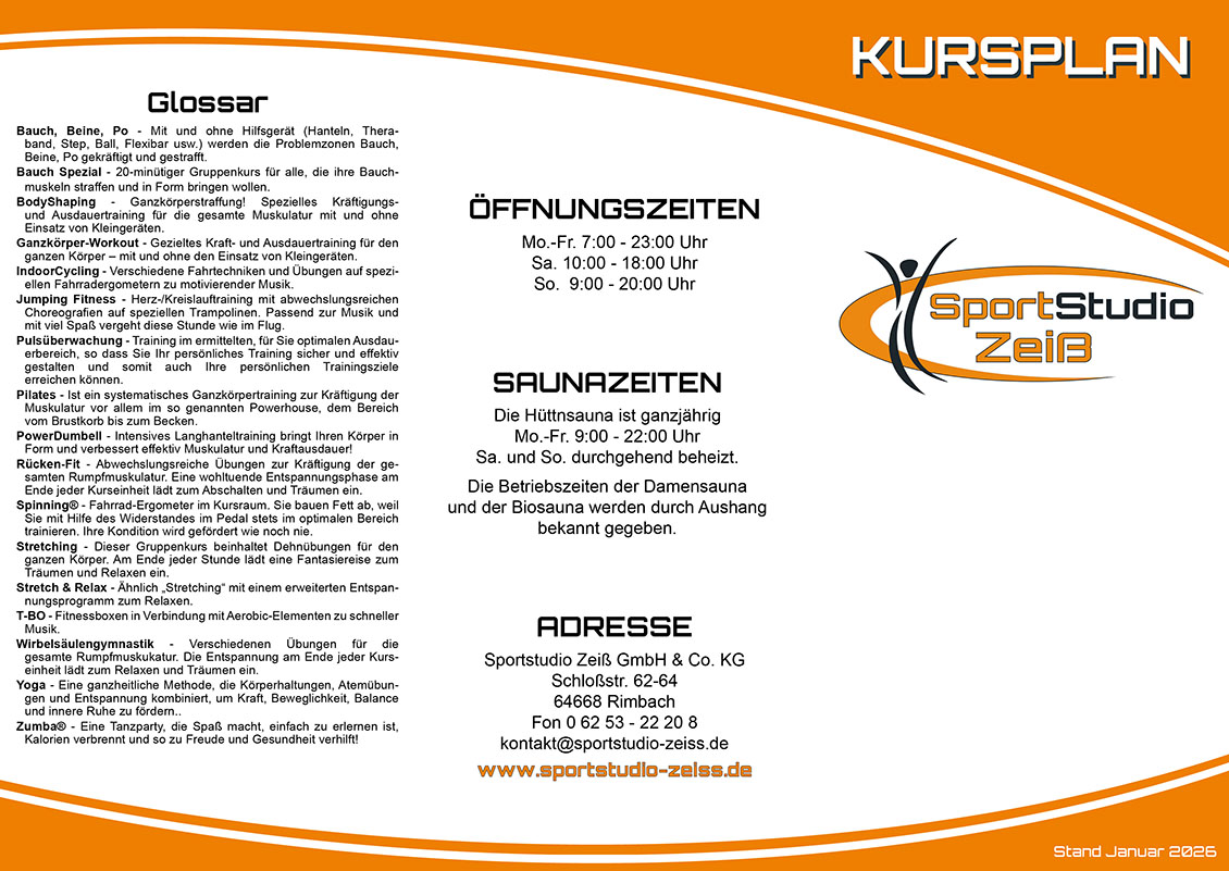 Kursplan 202301 Seite 1